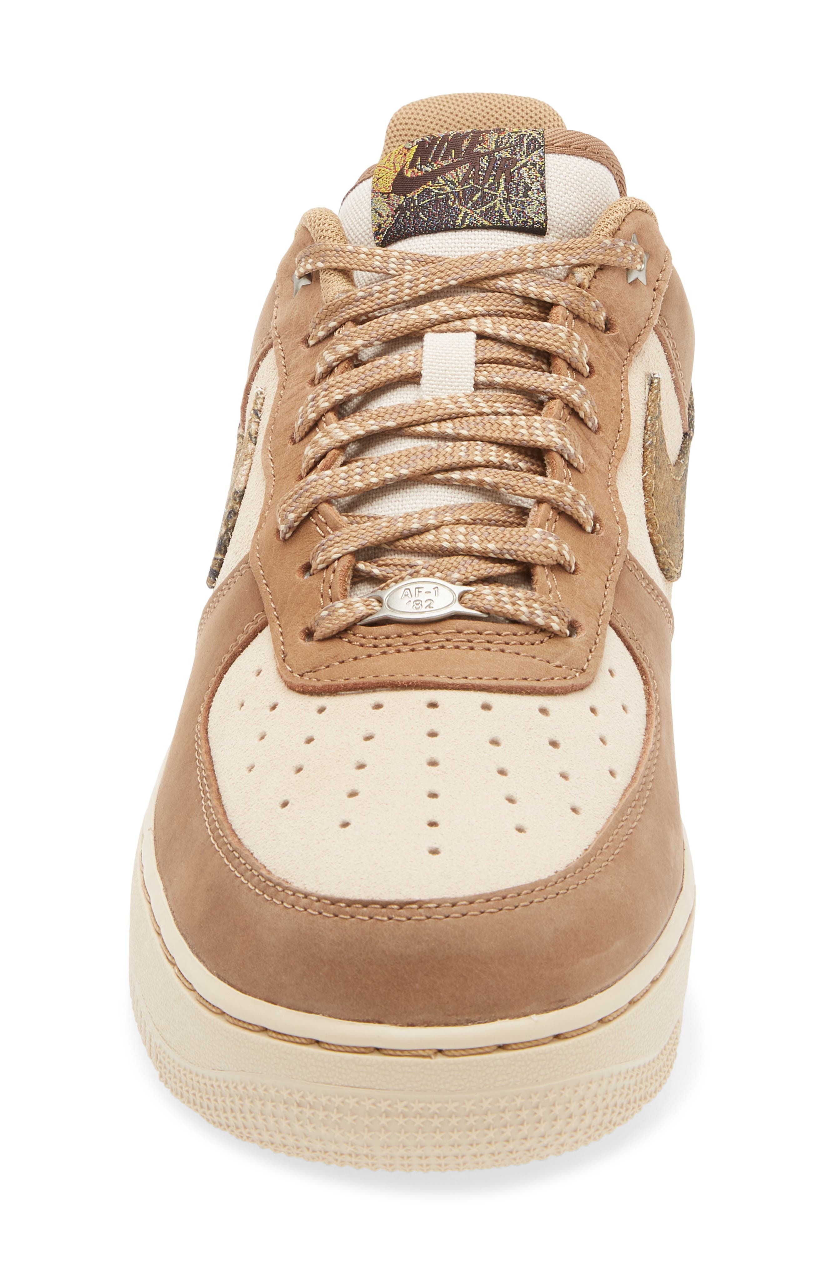 Nike Air Force 1 '07 Sneaker, Alternate, color, Rattan/ Seal/ Brown