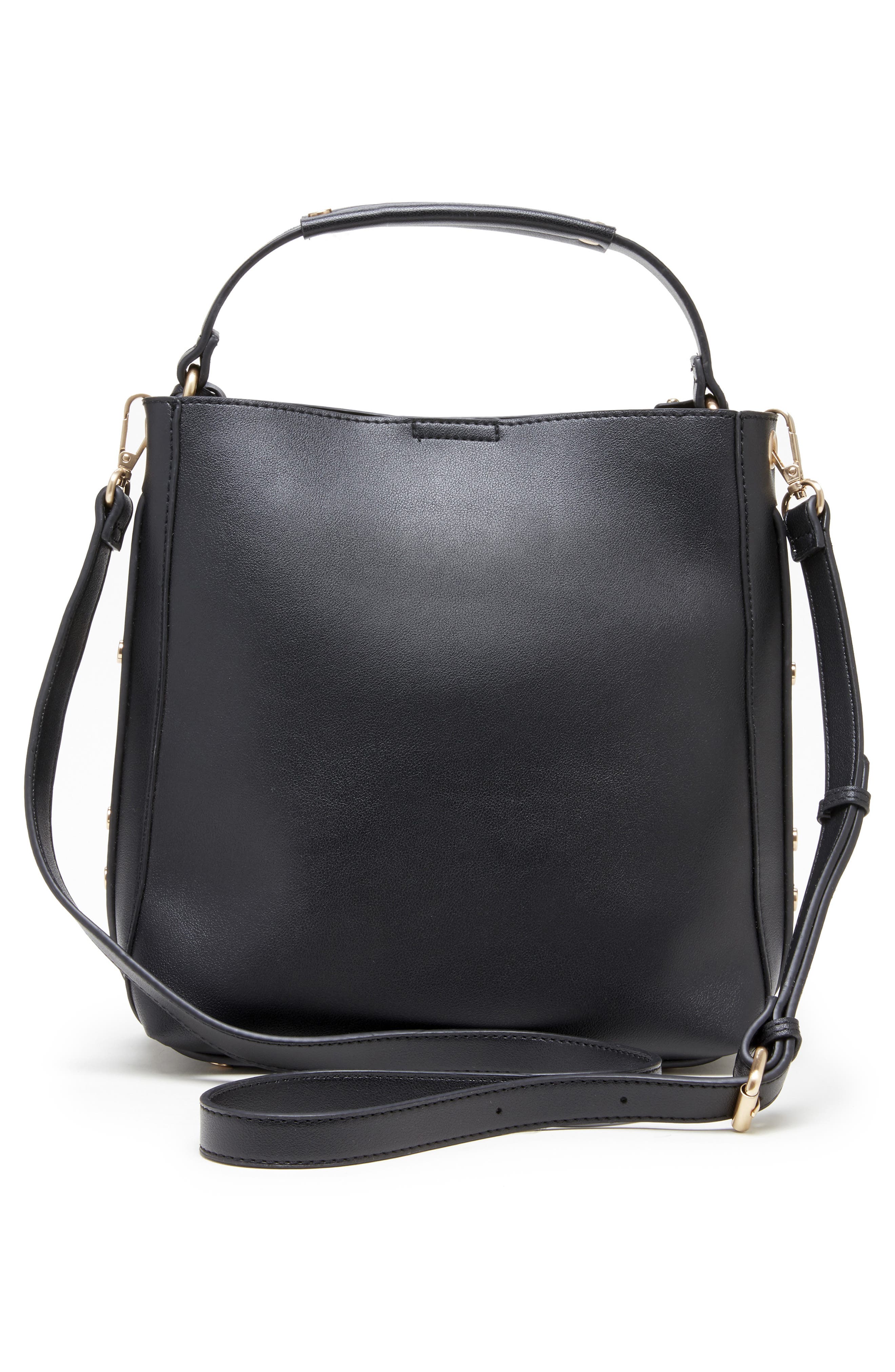 Sole Society Hingi Faux Leather Shoulder Bag, Alternate, color, 