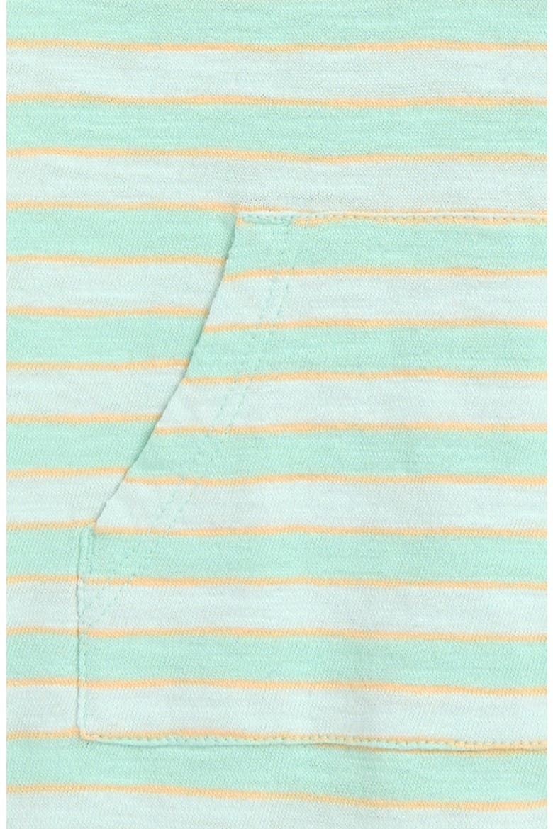 Henley Pocket Romper, Alternate, color, GREEN YUCCA KENDALL STRIPE
