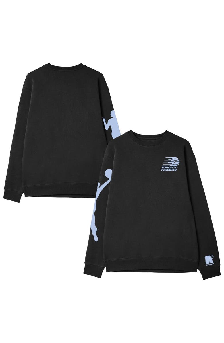 round21 Unisex round21 Black Toronto Tempo Logo Pullover Sweater, Main, color, Black