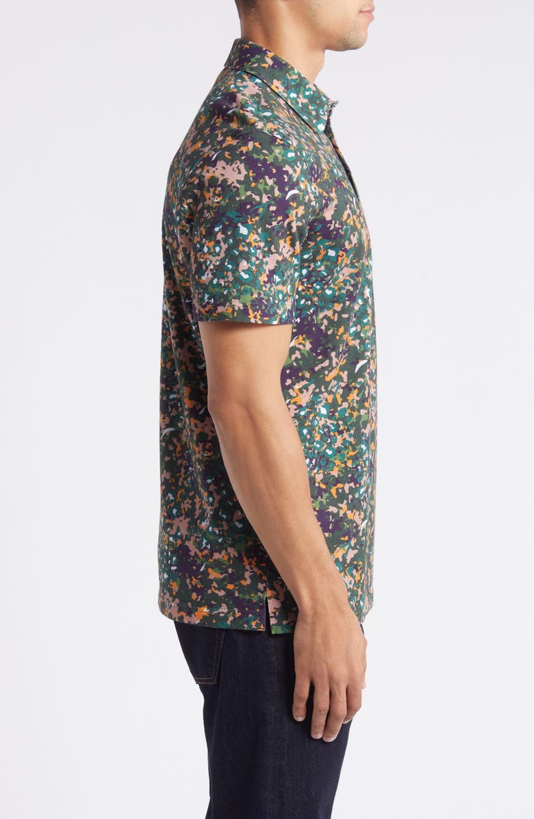 AG Bryce Print Jersey Polo, Alternate, color, 