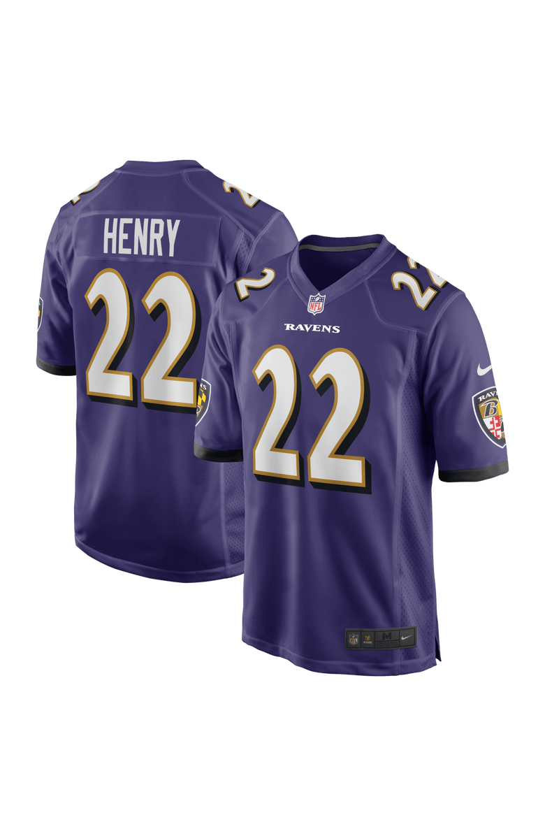 Nike Men's Nike Derrick Henry Purple Baltimore Ravens Game Player Jersey, Main, color, Purple
