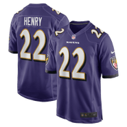 Nike Men's Nike Derrick Henry Purple Baltimore Ravens Game Player Jersey