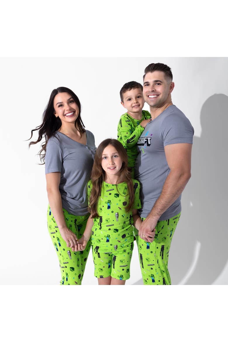Kids' Minecraft Mob Squad Set of 2 Piece Pajamas, Alternate, color, Minecraft Mob Squad