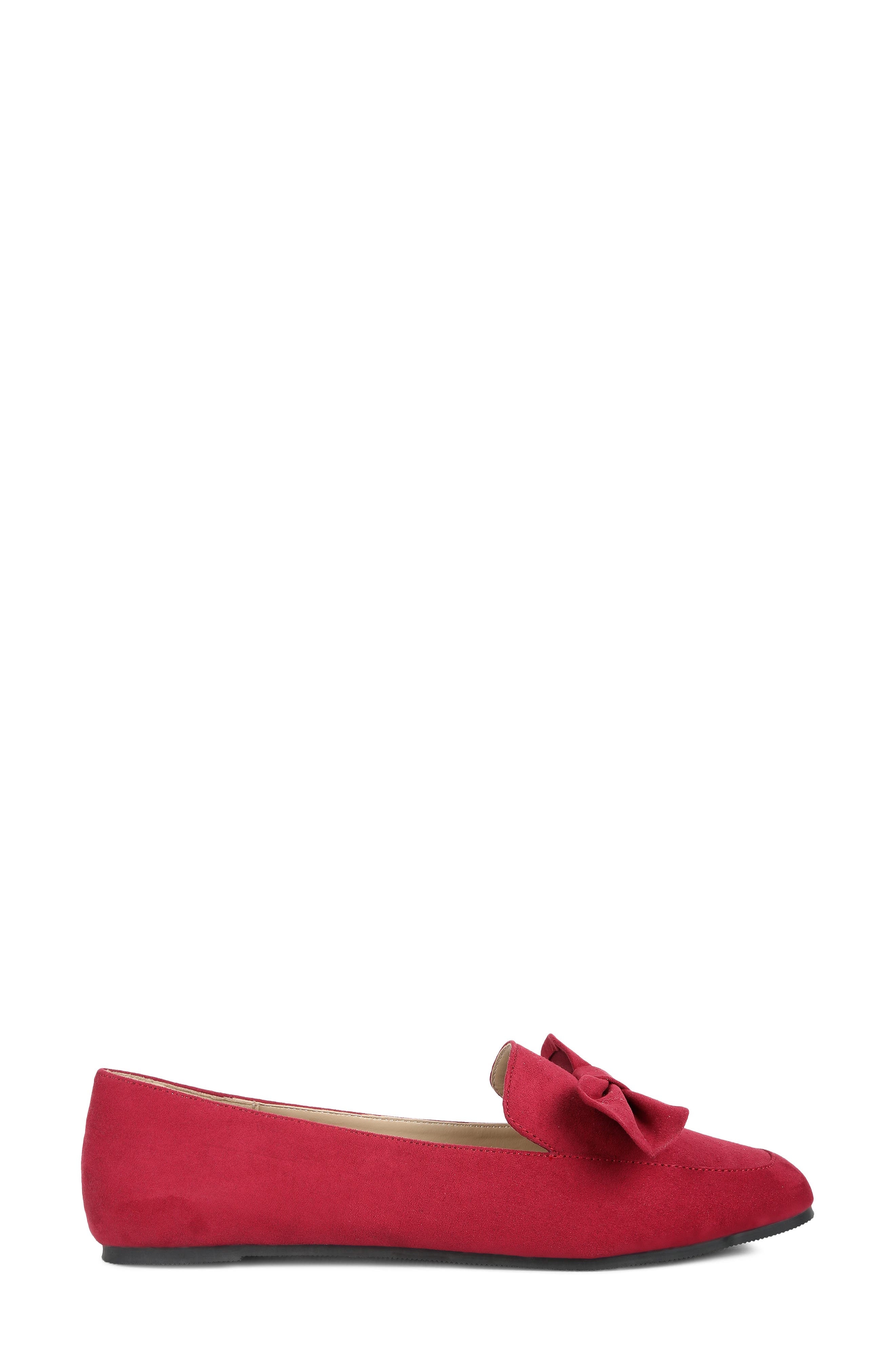 Remee Bow Loafer, Alternate, color, RED