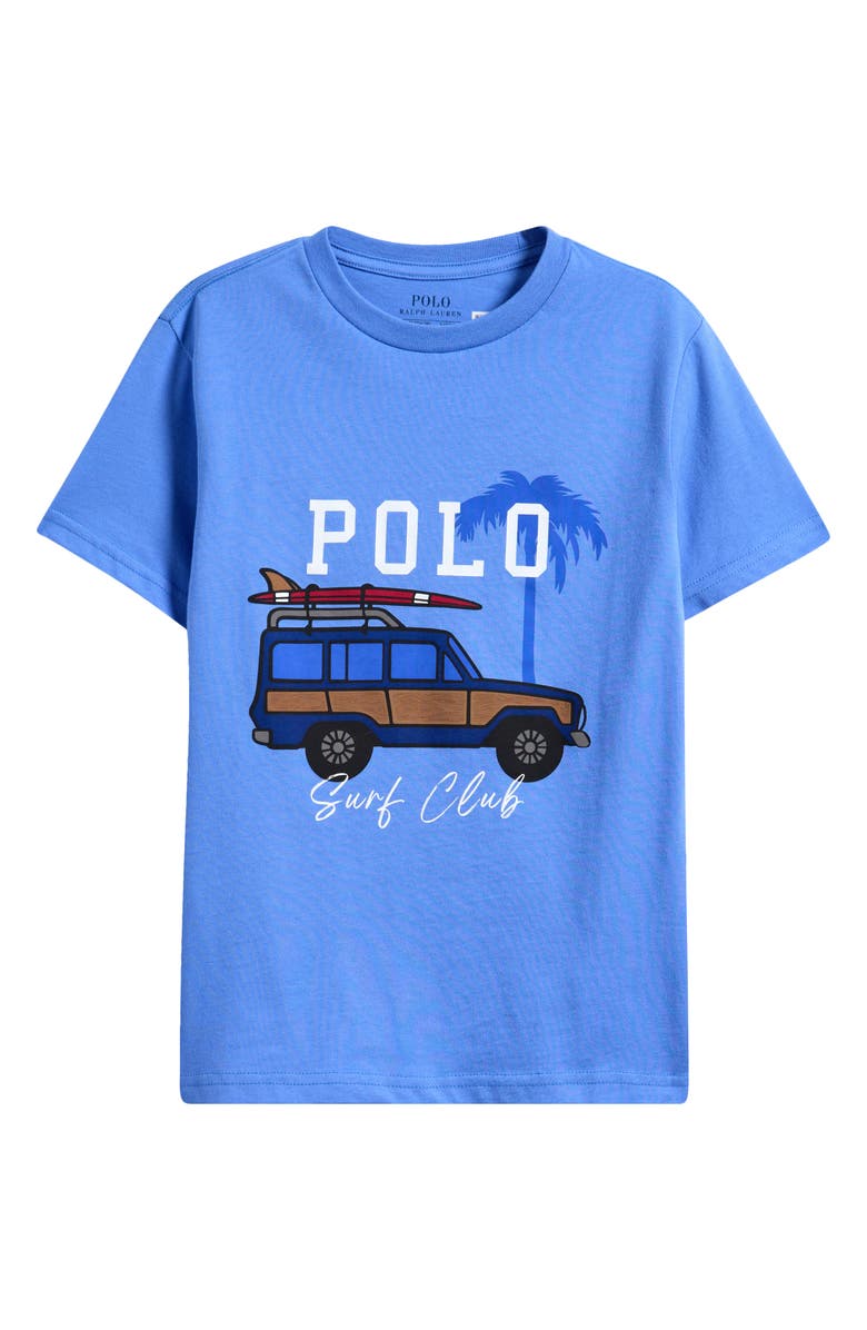 Ralph Lauren Kids' Car Graphic T-Shirt, Main, color, 