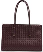 Bottega Veneta Barbara Intrecciato Leather Tote