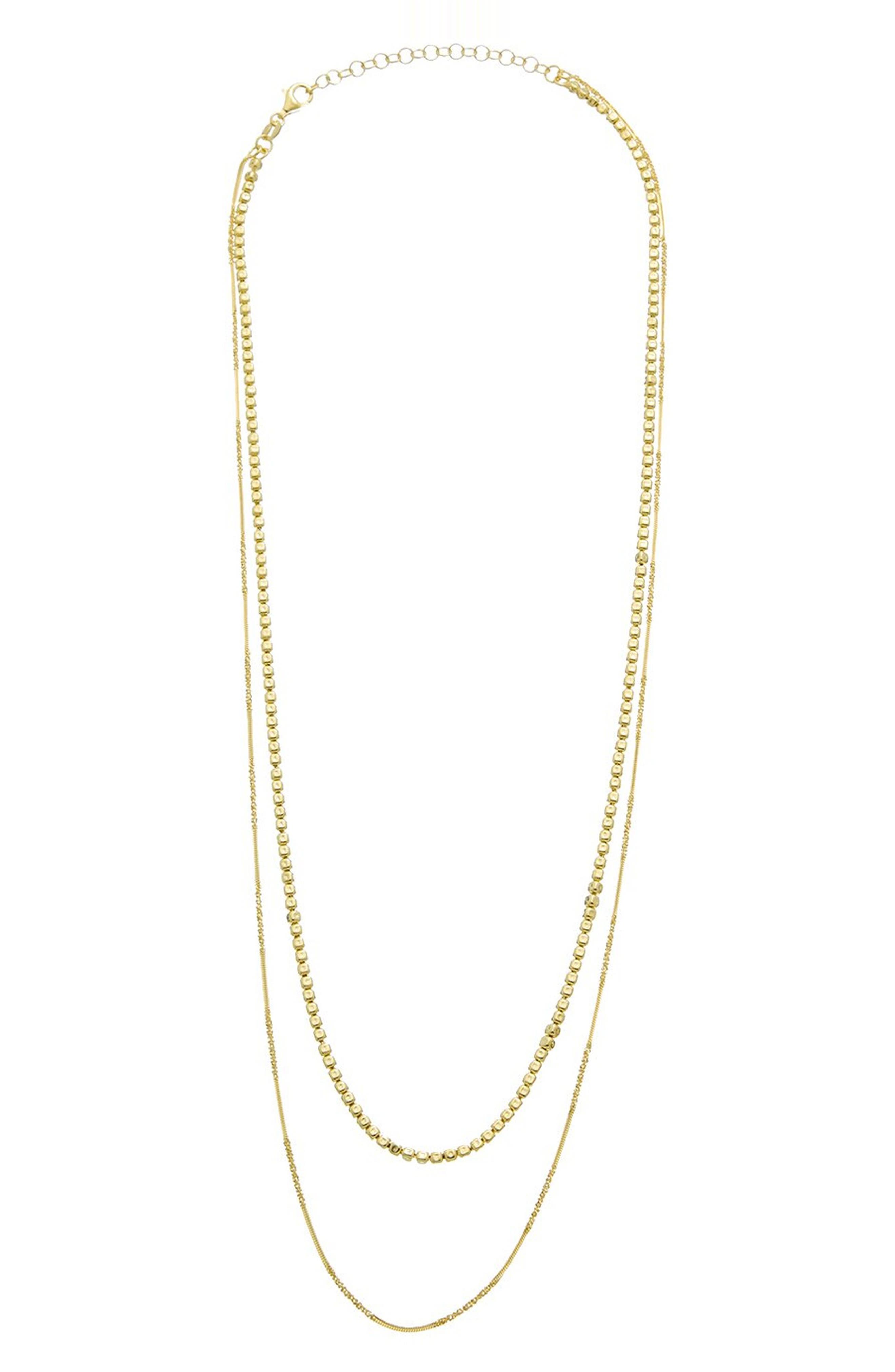 Sterling Silver Layered Necklace