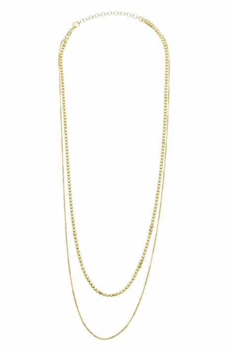 Sterling Silver Layered Necklace