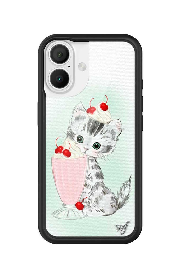 Kitty Shake iPhone Case, Alternate, color, Blue