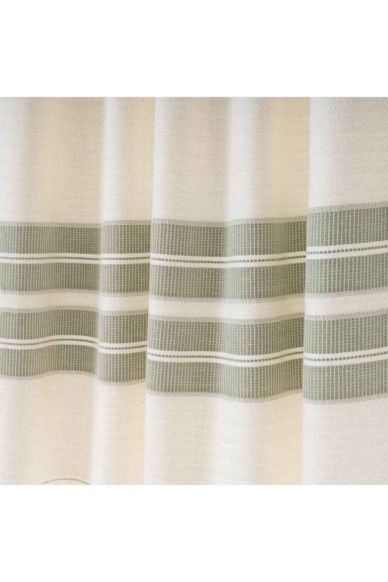 Costa Turkish Cotton Shower Curtain, Alternate, color, Sage Green