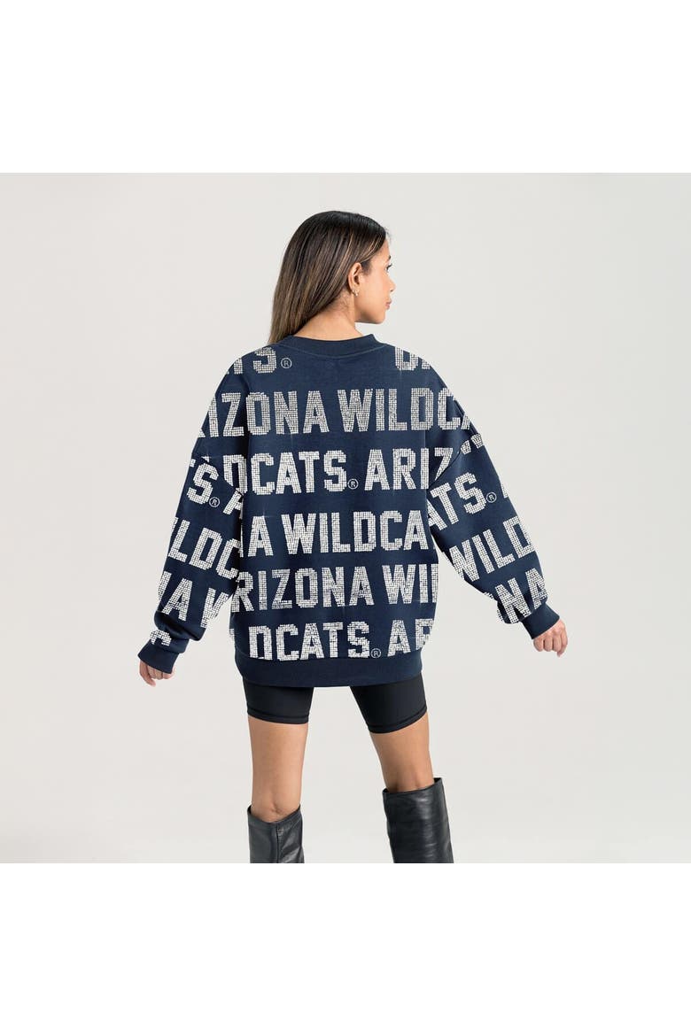 Women's Gameday Couture  Navy Arizona Wildcats Hype Era Sweatshirt, Alternate, color, Navy