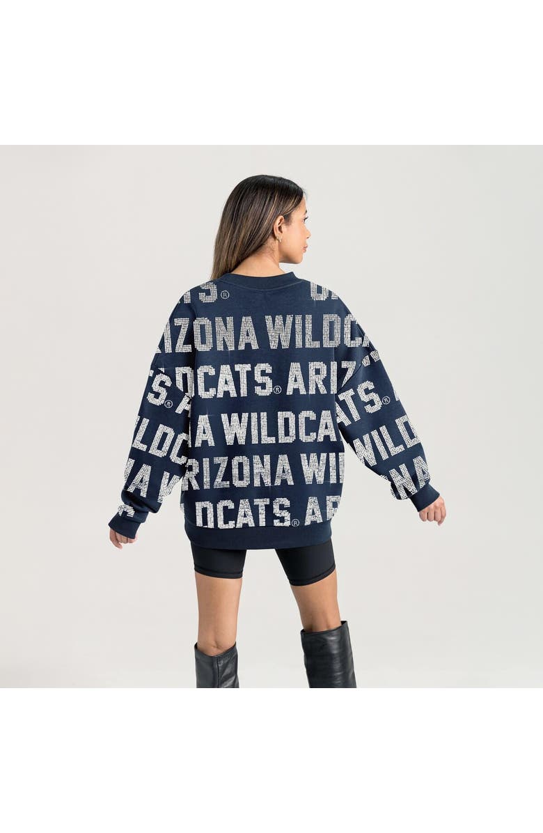 GAMEDAY COUTURE Women's Gameday Couture  Navy Arizona Wildcats Hype Era Sweatshirt, Alternate, color, Navy