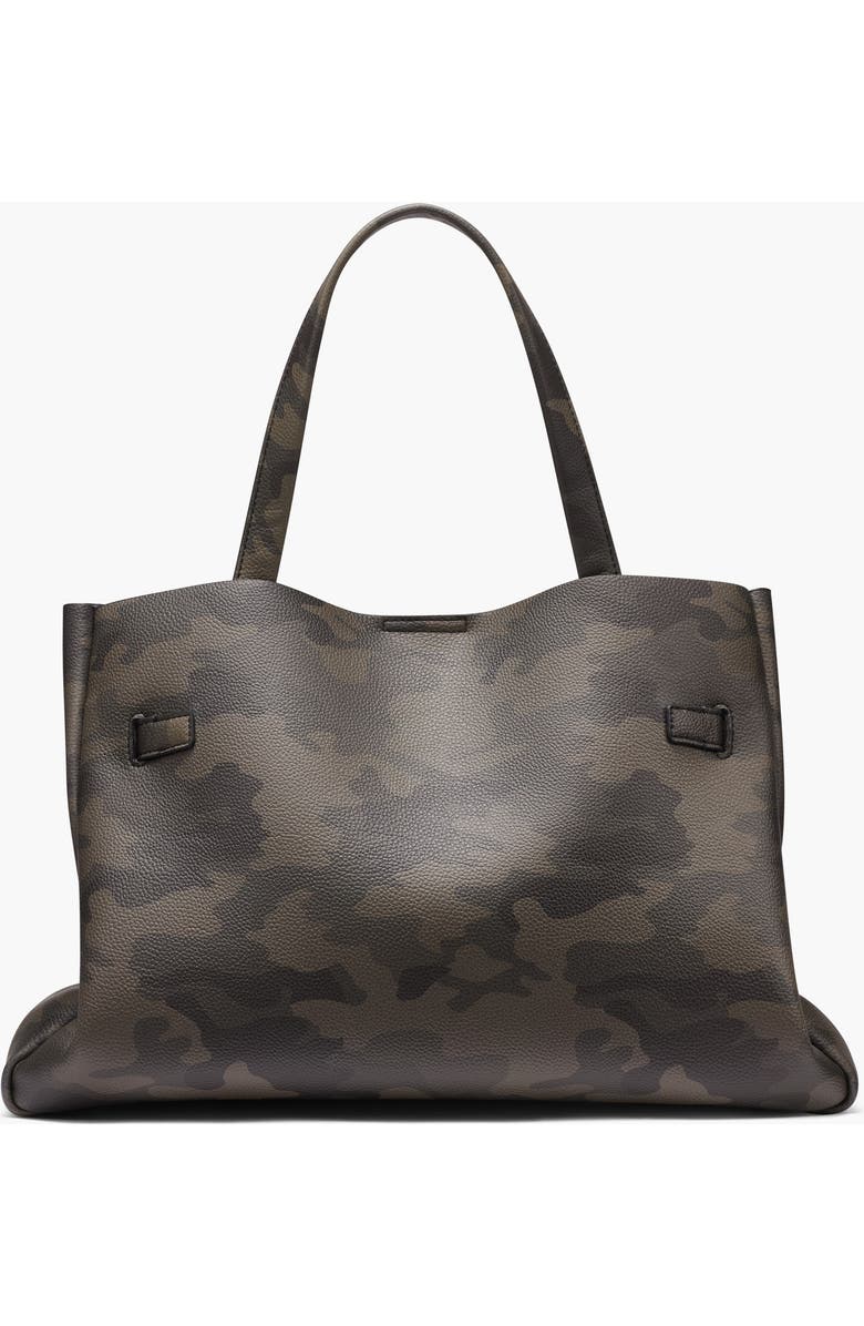 DKNY Bryar Large Satchel with Heart Dangle, Alternate, color, Camouflage