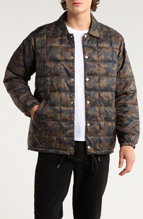 TAION Packable Down Coach Jacket in Regular Camo  product