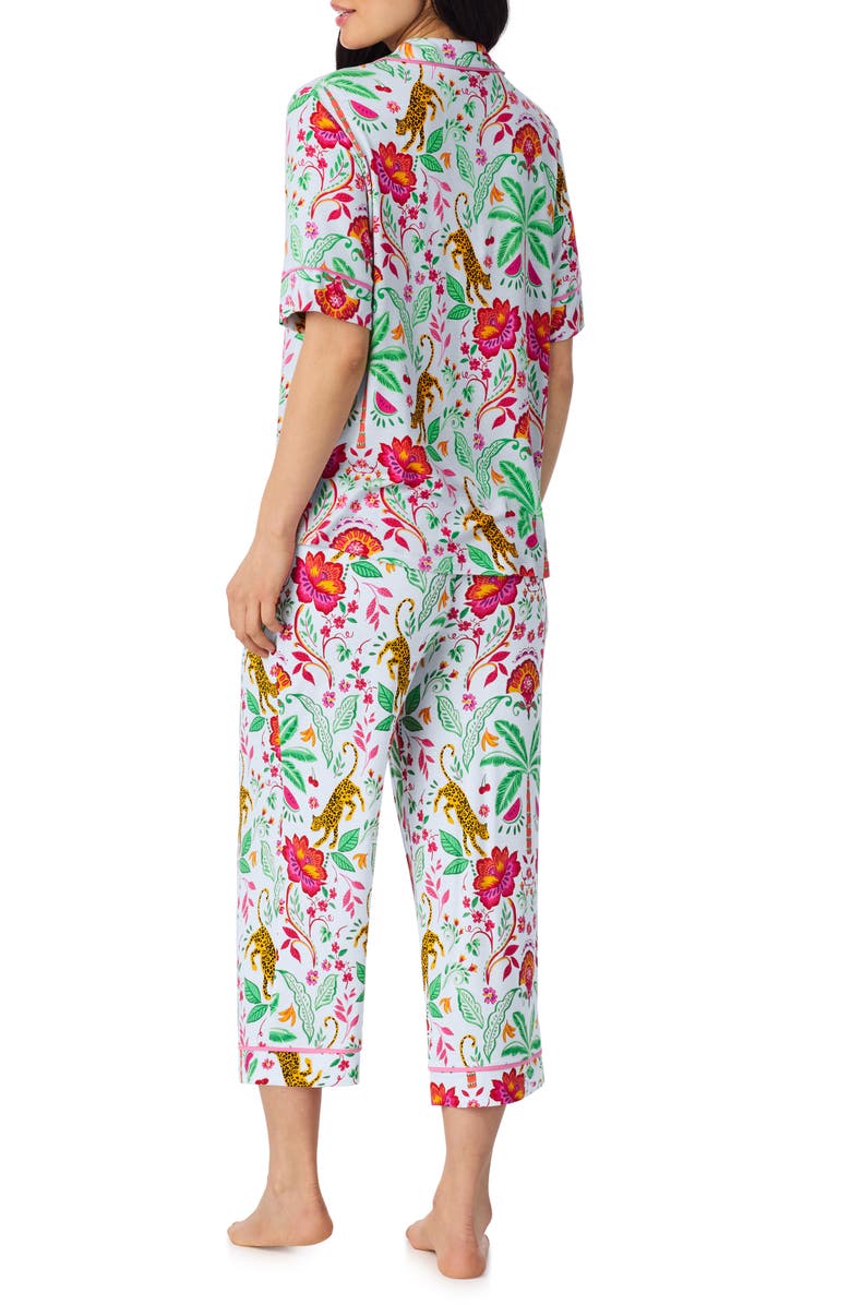 Room Service Pjs Print Crop Pajamas, Alternate, color,