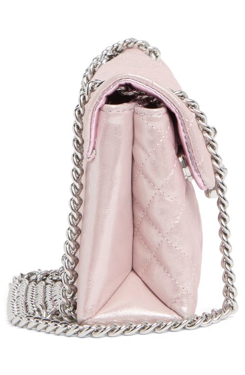 Kurt Geiger London Mini Brixton Lock Leather Bag In Light/pastel Pink