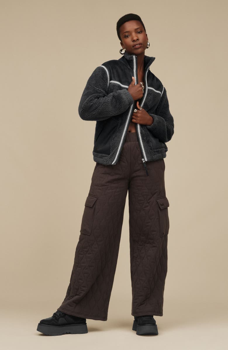 UGG<sup>®</sup> Astromel Platform Sneaker, Alternate, color, Black