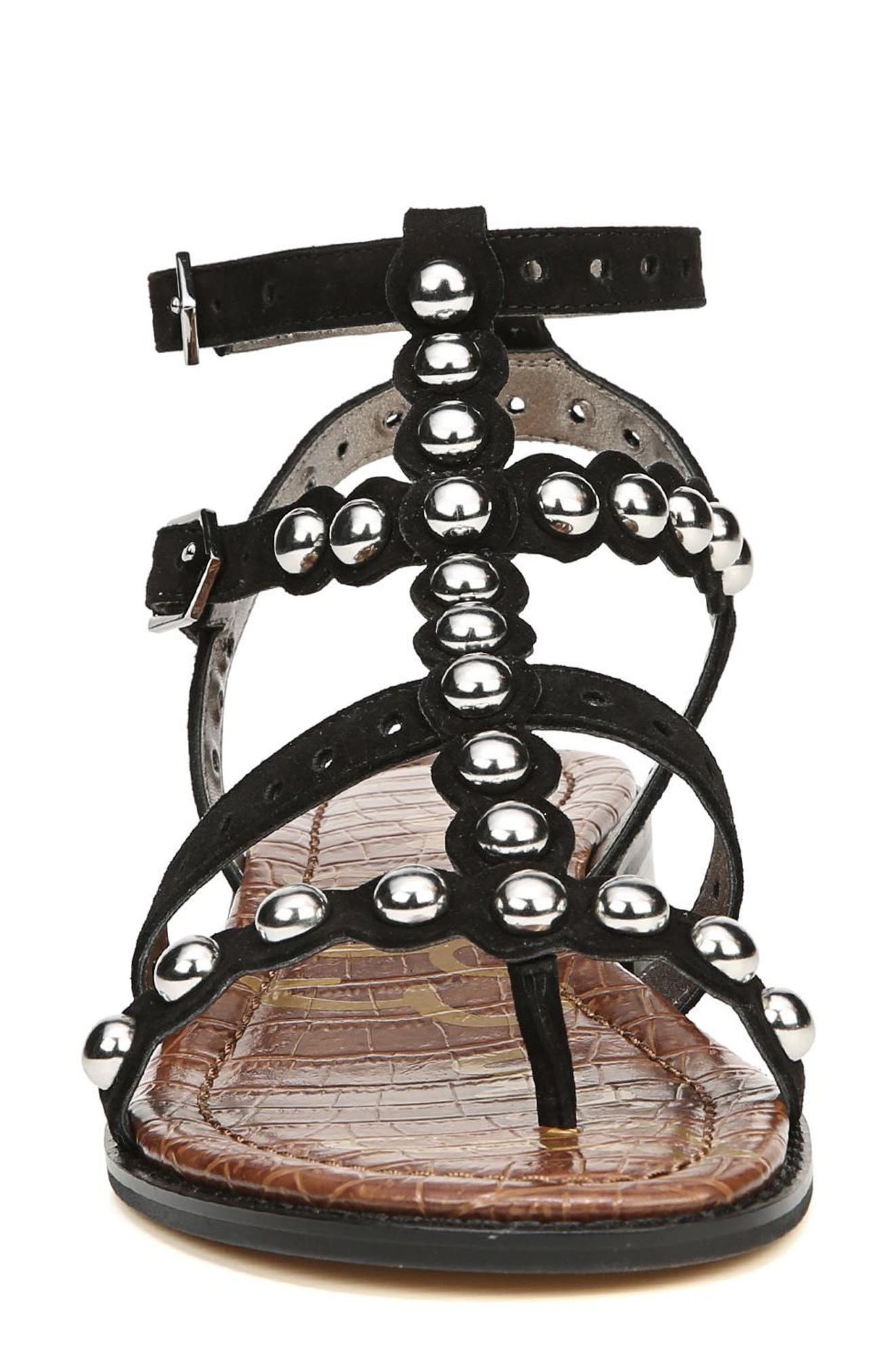 Sam Edelman Elisa Studded Gladiator Sandal, Alternate, color, 