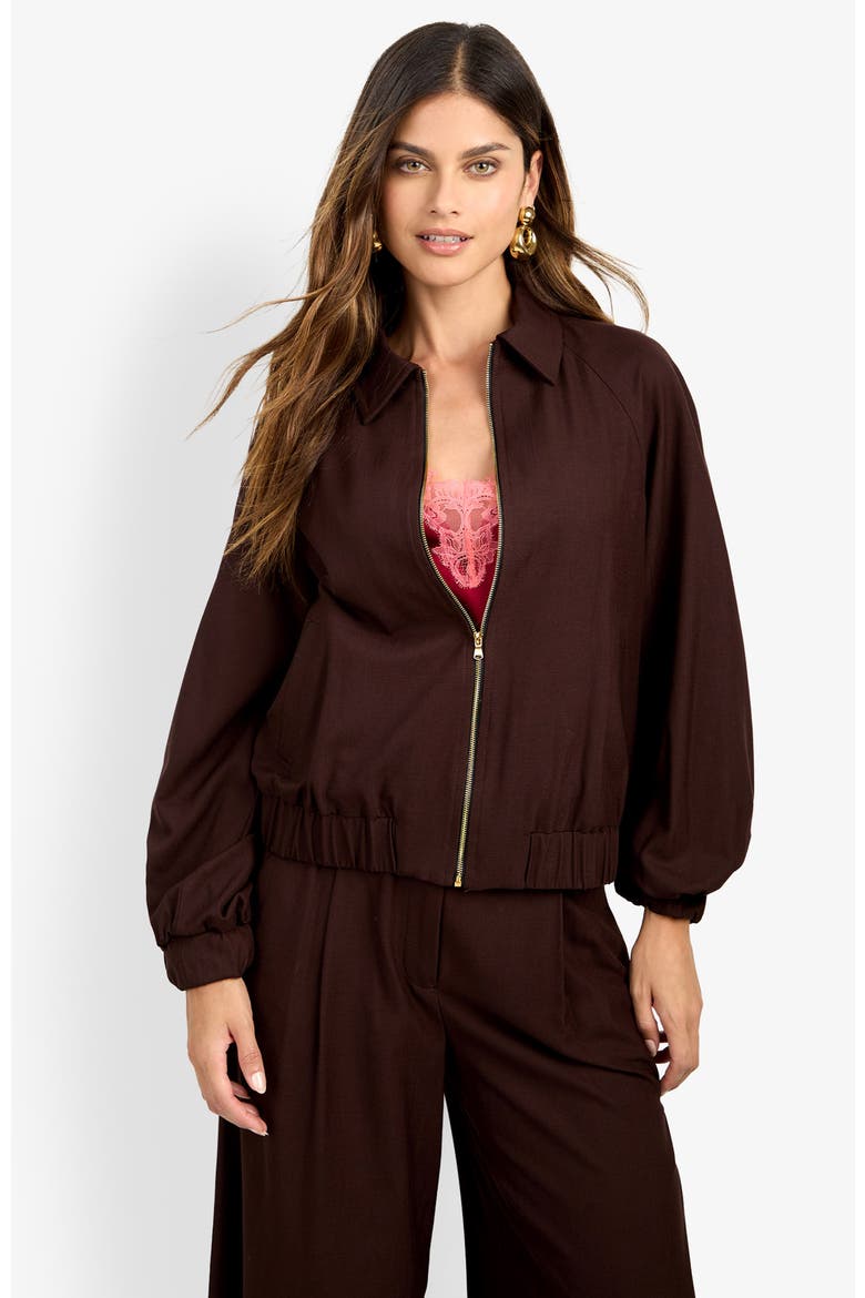 Influential Jacket, Alternate, color, Cioccolato