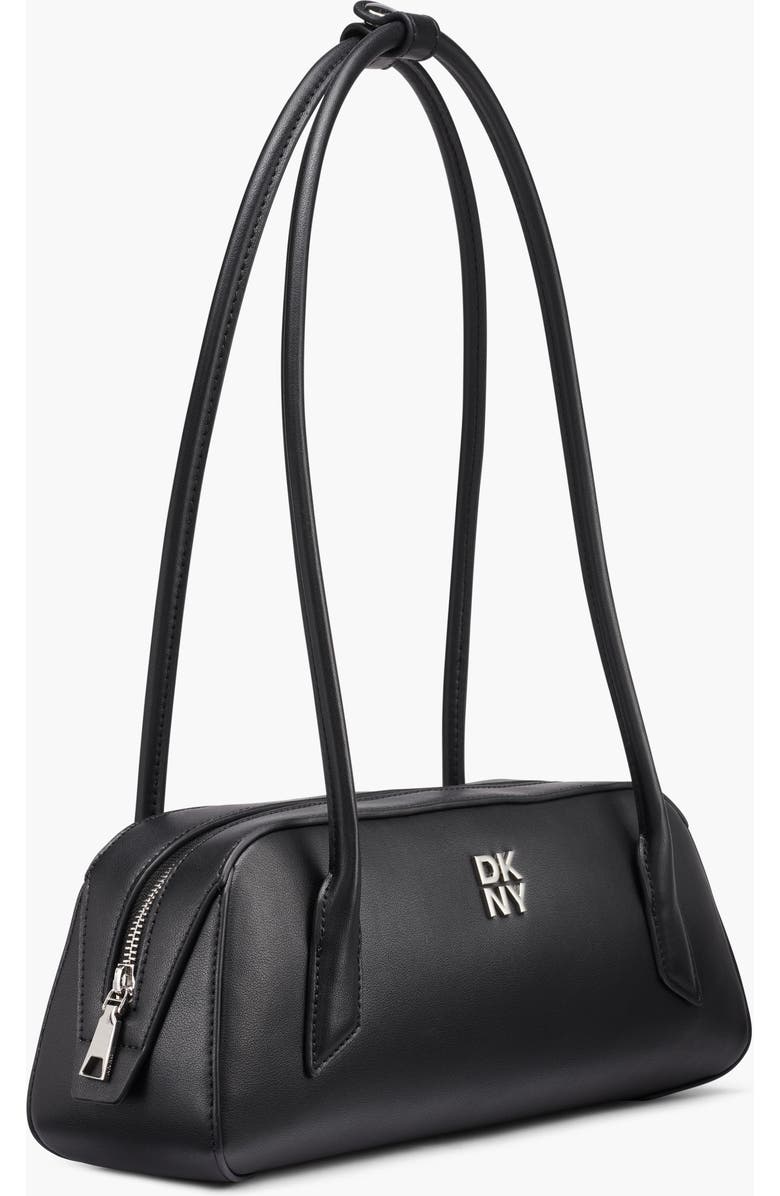 DKNY Tiana East-West Shoulder Bag, Alternate, color, Black/Silver