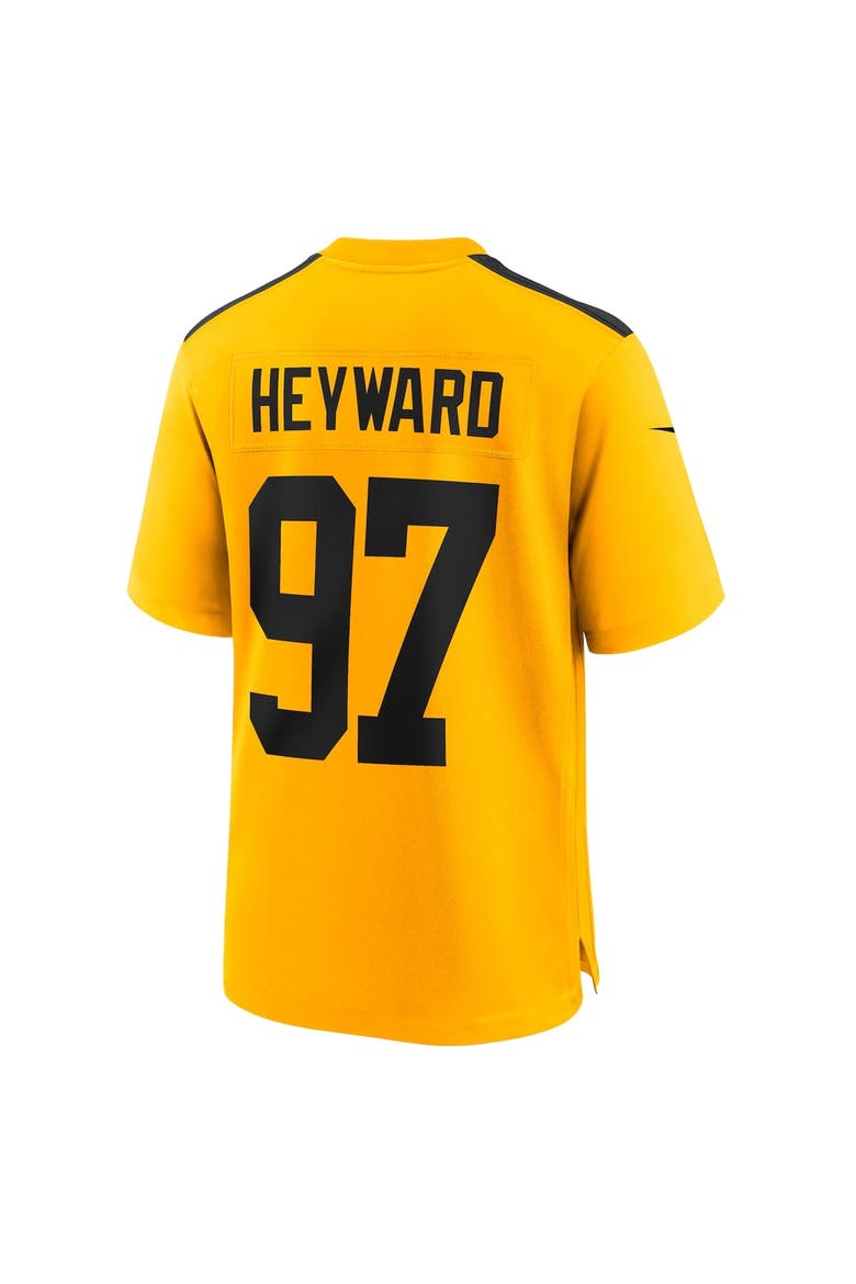 Men's Nike Cameron Heyward Gold Pittsburgh Steelers Alternate 1933 Throwback Game Jersey, Alternate, color, Gold