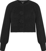 City Chic Winnie Crop Cardigan