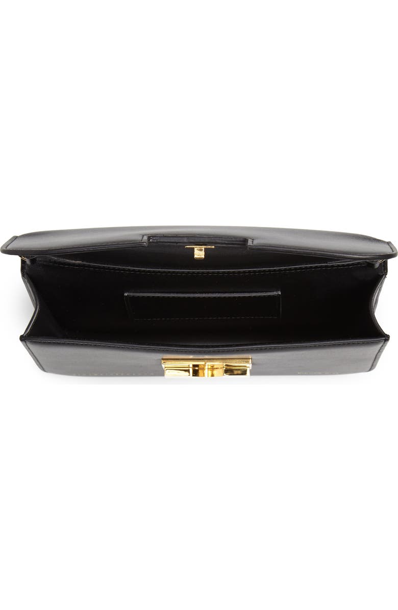 Victoria Beckham Eva Leather Clutch, Alternate, color,