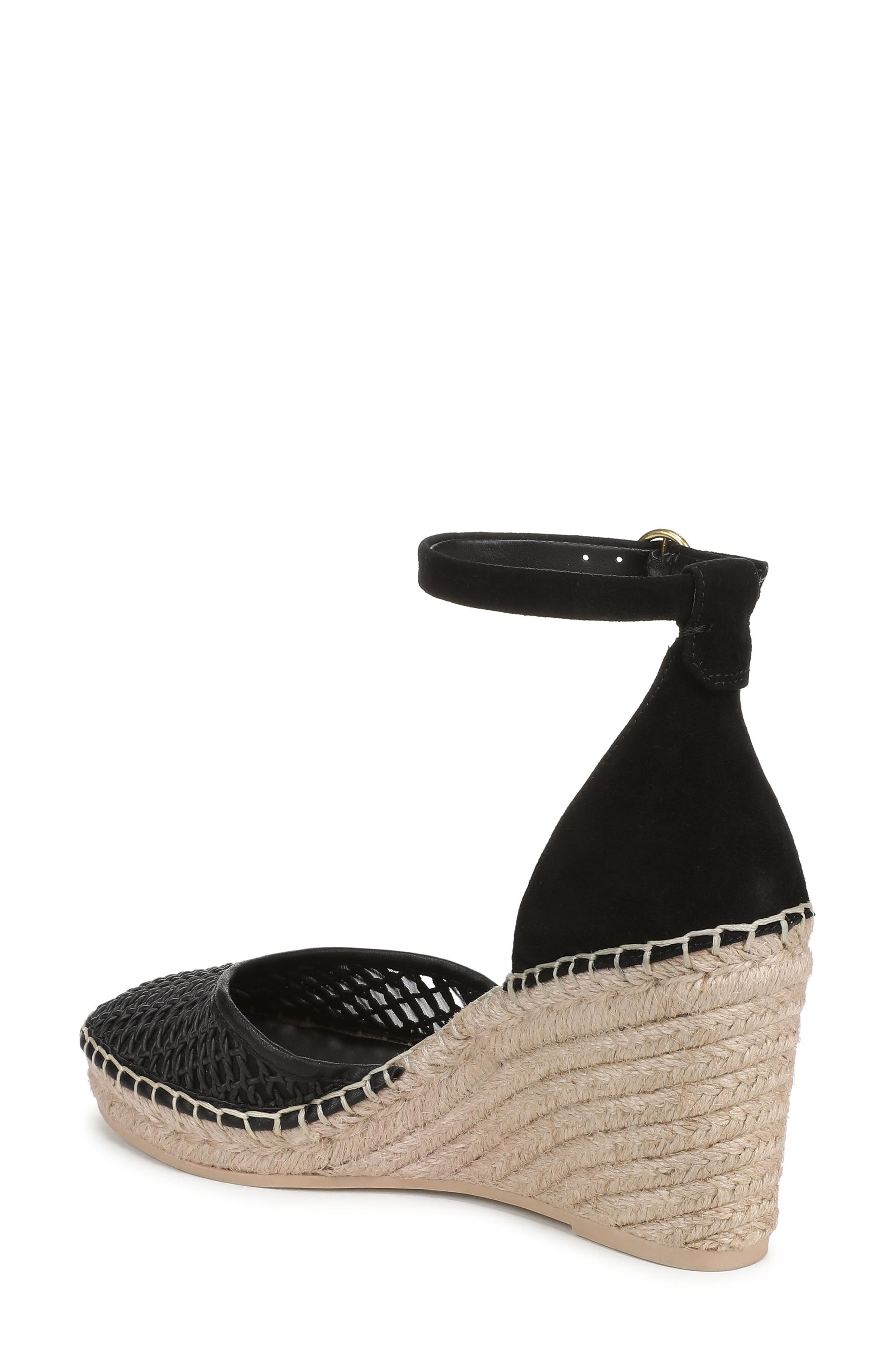 Franco Sarto Idalia Espadrille Wedge, Alternate, color, Black