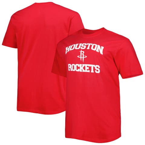 Men's Red Houston Rockets Big & Tall Heart & Soul T-Shirt