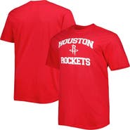 PROFILE Men's Red Houston Rockets Big & Tall Heart & Soul T-Shirt