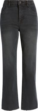 Wit & Wisdom Bennett 'Ab'Solution Skyrise Raw Hem High Waist Stretch Bootcut Jeans