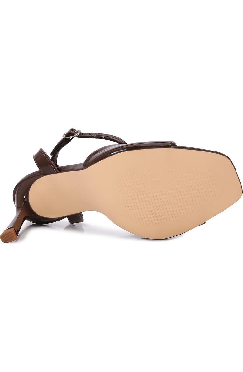 BERNESS Ankle Strap Sandal, Alternate, color, Coffee