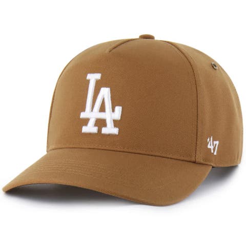 Men's Carhartt x '47  Brown Los Angeles Dodgers Hitch Adjustable Hat