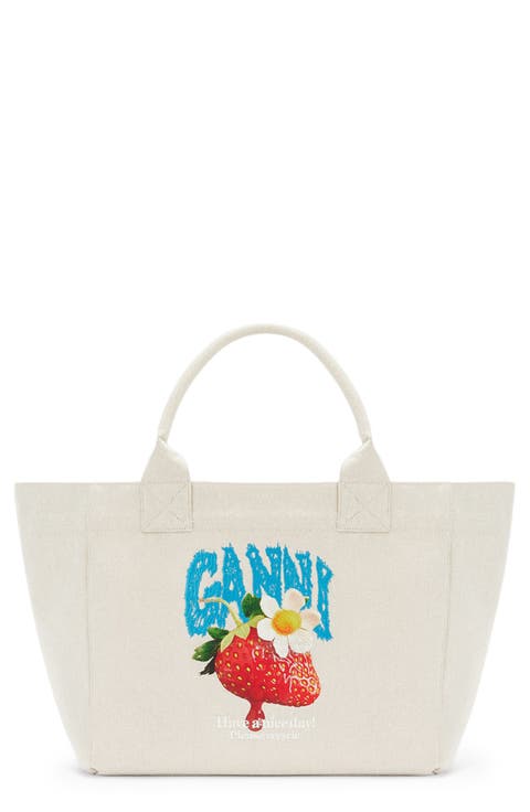 Medium Trapeze Canvas Shopper Bag