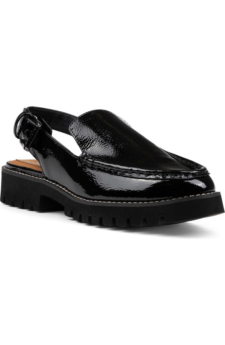 Donald Pliner Slingback Platform Loafer, Main, color, Black