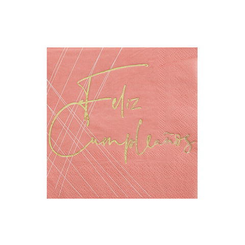 Feliz Cumpleaño Cocktail Napkins