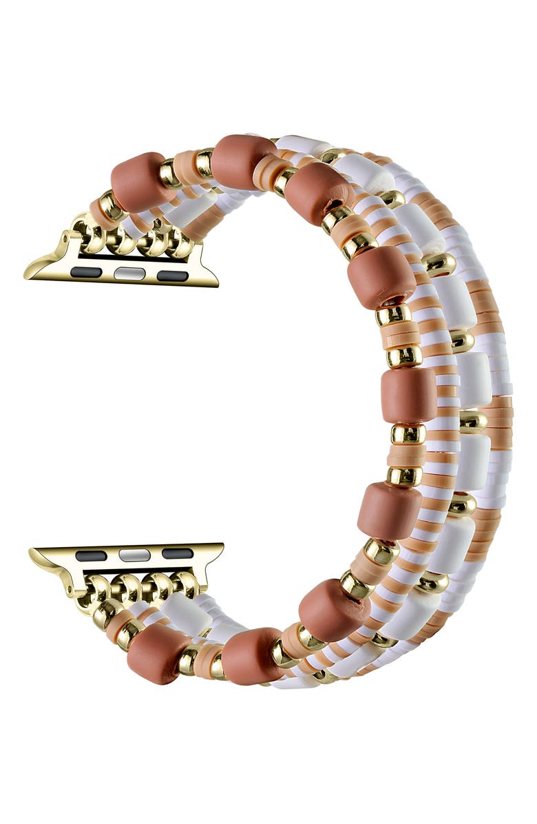 The Posh Tech Emily Apple Watch<sup>®</sup> Bracelet Watchband, Alternate, color, Neutral