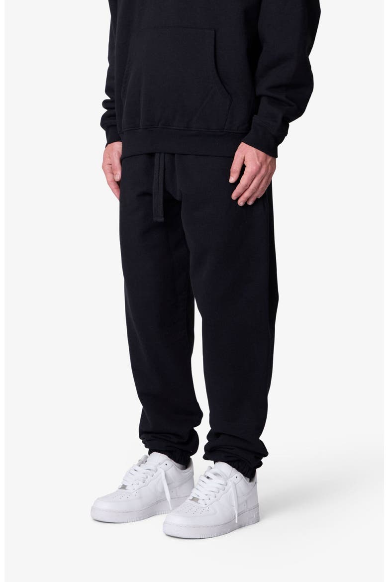 Heavyweight Cotton Sweatpants, Alternate, color, BLACK