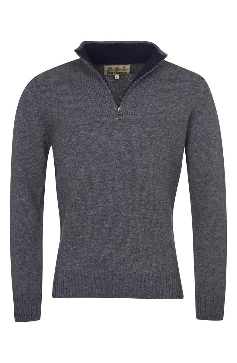 Barbour Nelson Essential Lambswool Half Zip Sweater, Alternate, color,