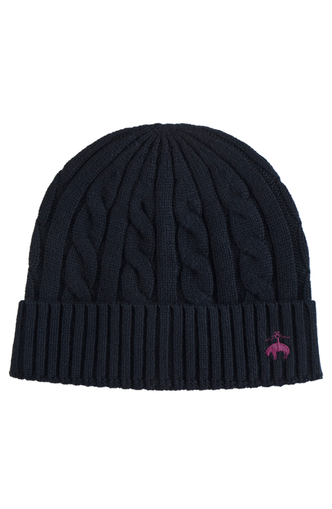 Cashmere Blend Classic Cable Hat