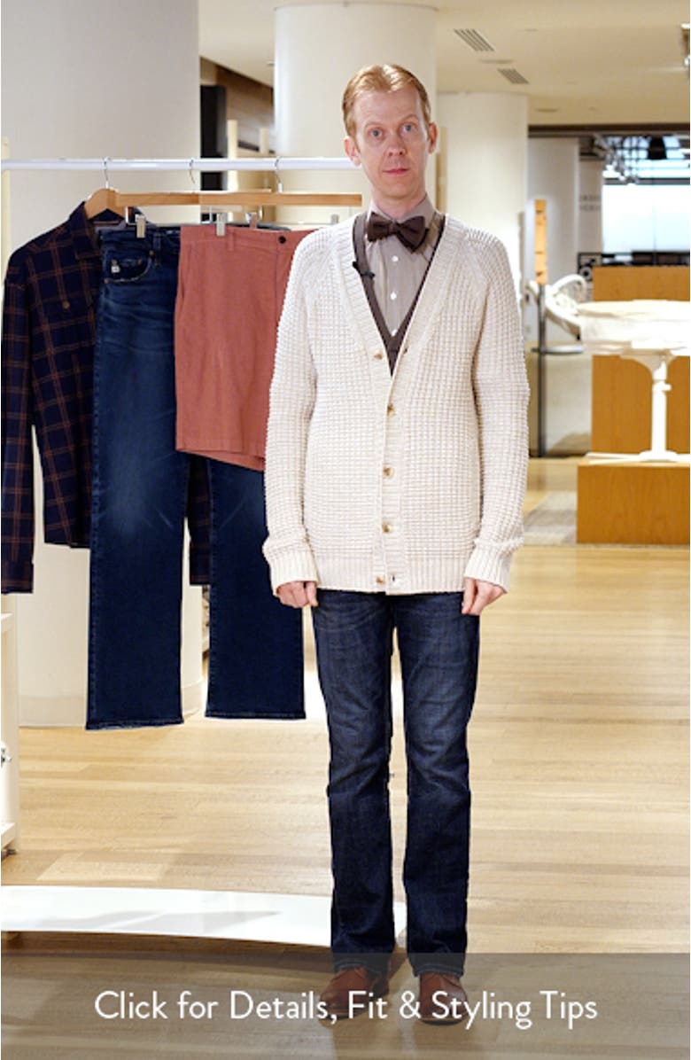 Textured Cotton Cardigan, sales video thumbnail