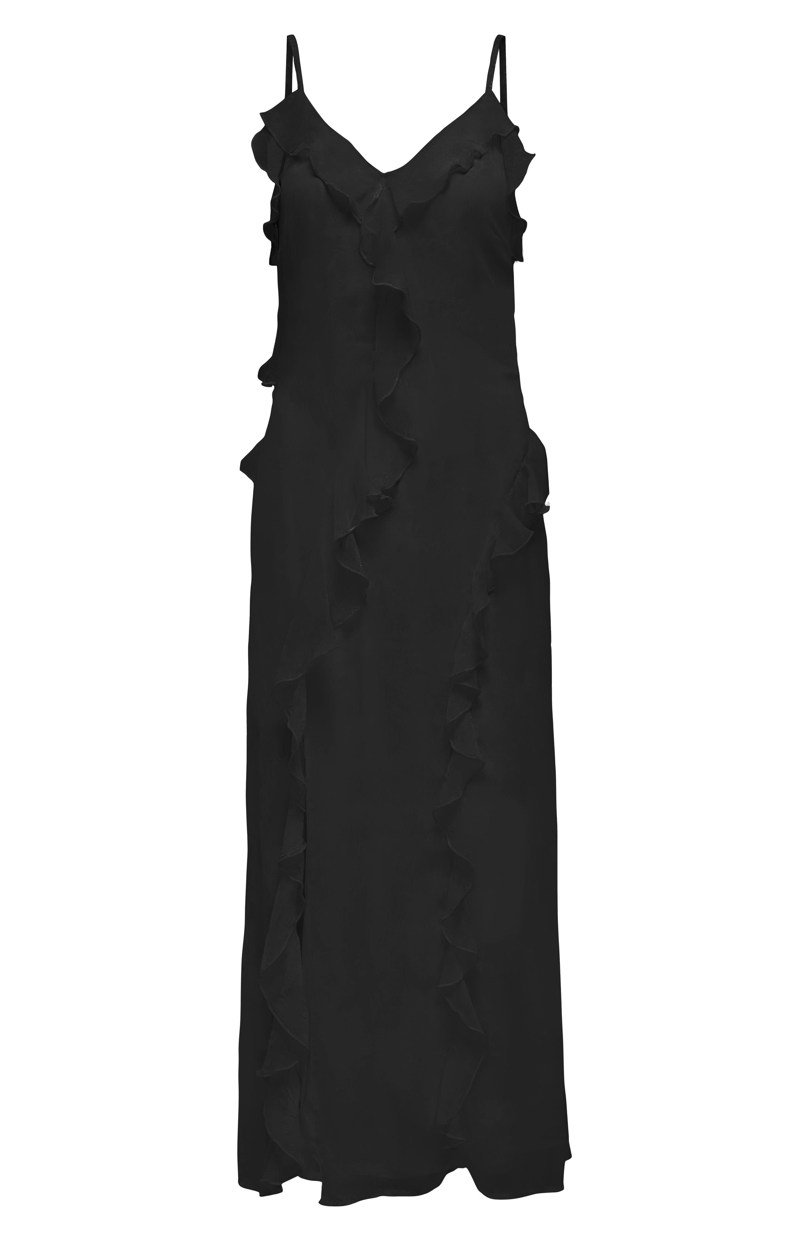 Only Onlmiriam Life Sleeveless Ruffle Maxi Dress