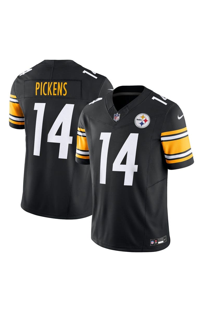 Nike Men's Nike George Pickens Black Pittsburgh Steelers Vapor F.U.S.E. Limited Jersey, Main, color, 