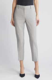 Theory Treeca Wool Blend Crop Pants
