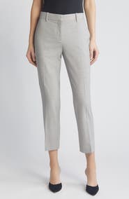 Theory Treeca Wool Blend Crop Pants
