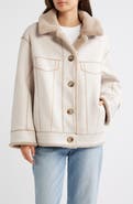 UGG® Frankie Reversible Faux Shearling Trucker Jacket