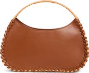 BCBG Wicker Whipstitch Tote Bag
