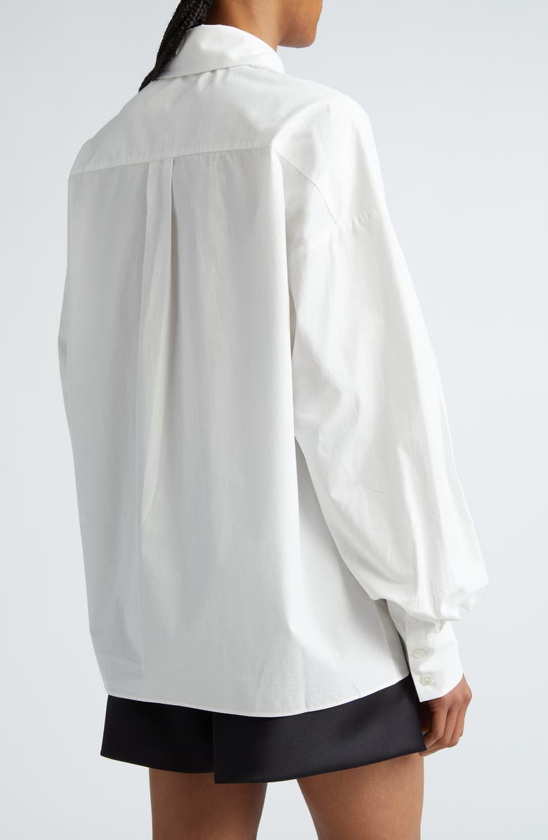 Shushu/Tong Lace Trim Cotton Poplin Shirt, Alternate, color, 