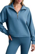 Rhone Dreamglow Track Half Zip Performance Pullover